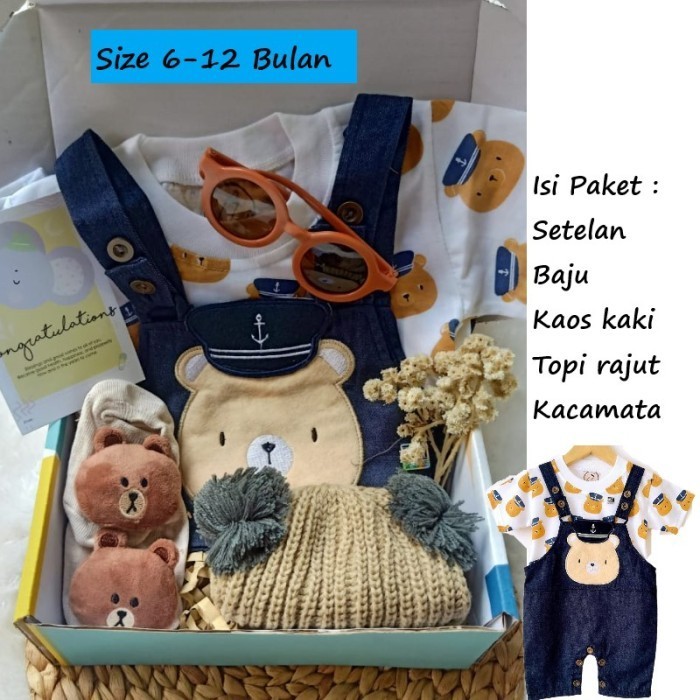 

Hadiah Kado Bayi Laki-Laki Lahiran Anak Cowo Gift Set Box Baby