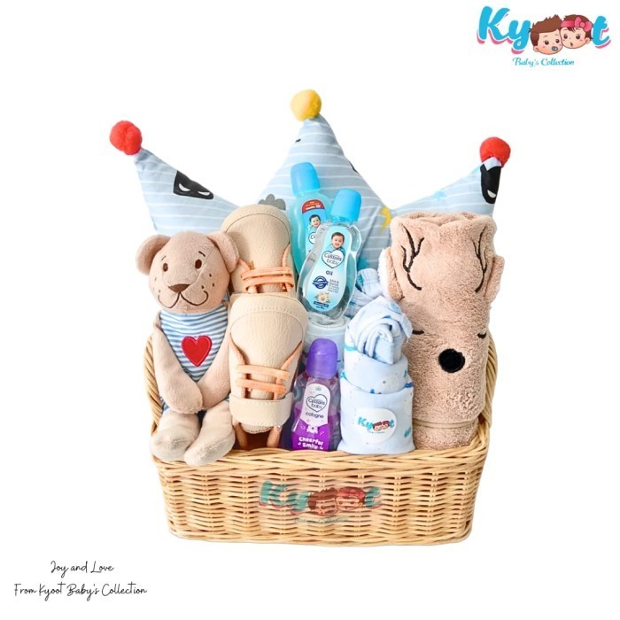 

Kyoot Ready / Hampers Baby Boy/ Hampers Keranjang Murah / Kado Lahiran