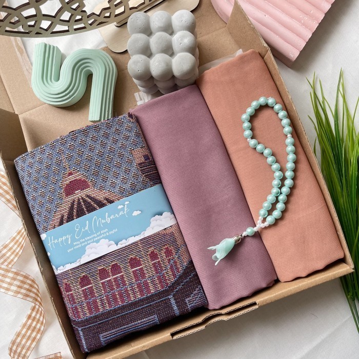 

Hampers Sajadah Jilbab Idul Fitri Jilbab Bingkisan Lebaran
