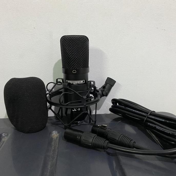 Xlr Condenser Mic Recording Tech X8 Microphone Recording Dan Podcast