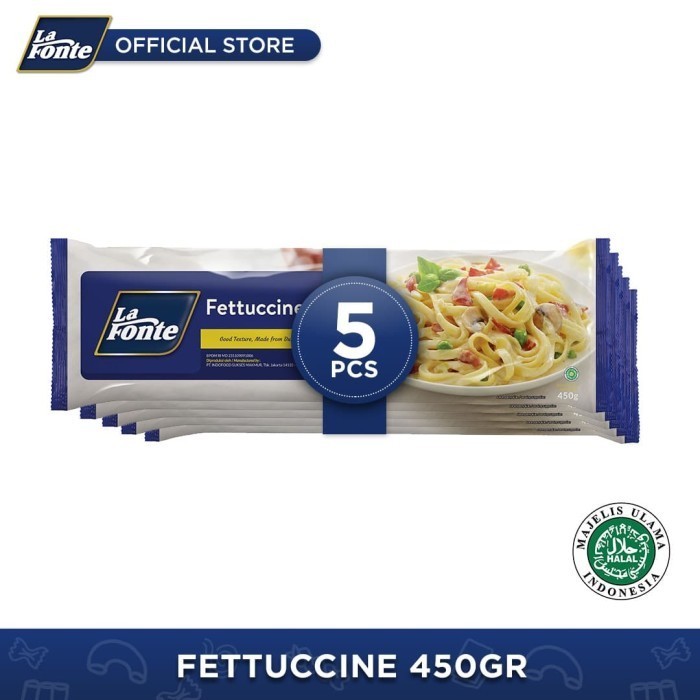 

5 Pcs - La Fonte Fettucine 450Gr