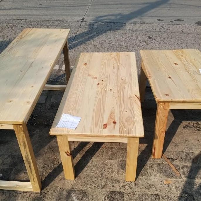 Promo Meja Kayu Jati Belanda 100X40X40Cm Carlincoiz