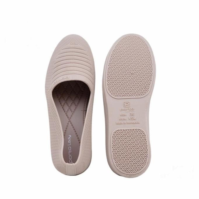 Populer Sepatu Jelly Slip On/Flat Shoes Karet Wanita Rajut Import Balance 401 New 2024