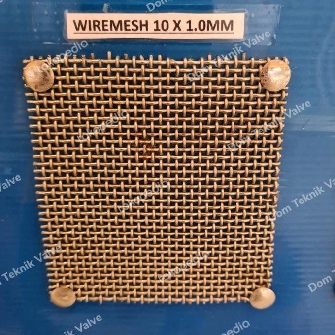 

(dtek) kawat wiremesh anyaman lurus 12mm x 1,0mm x 10 meter stainless