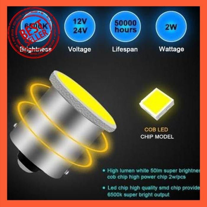 | SLC | LAMPU LED BAYONET 1156 COB S25 BA15S SIGN SEIN MOBIL MOTOR RITING PNP