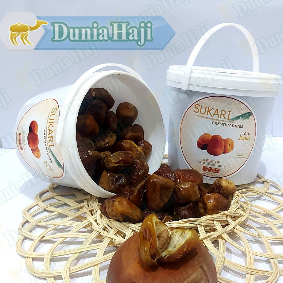 

MJS Kurma SUKARI Ember Al-Qossim 850 GR/ Sukkari Ember Kurma Raja Premium Kualitas 100% SUPER