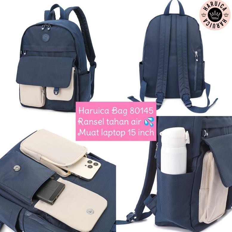 "Super Diskon" KOLEKSI TAS TERBARU haruica bag 80145 - tas ransel wanita import - ransel sekolah ||