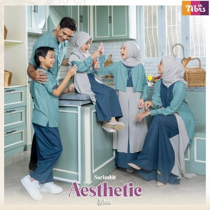 Sarimbit Sarimbit Nibras Aesthetic Blue Original