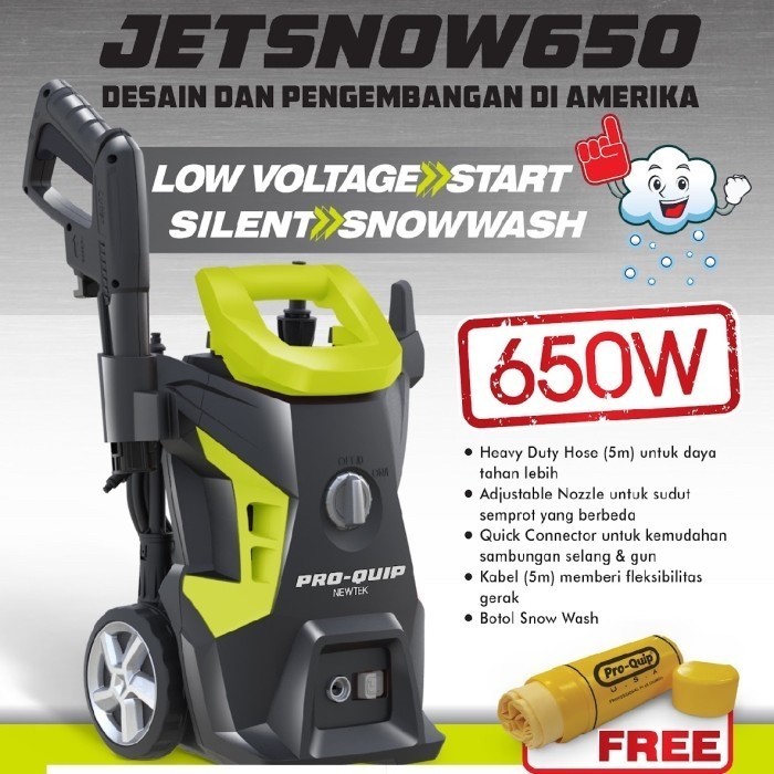 Mesin Steam Listrik / Jet Cleaner Proquip Jetsnow 650 Cuci Mobil Termurah