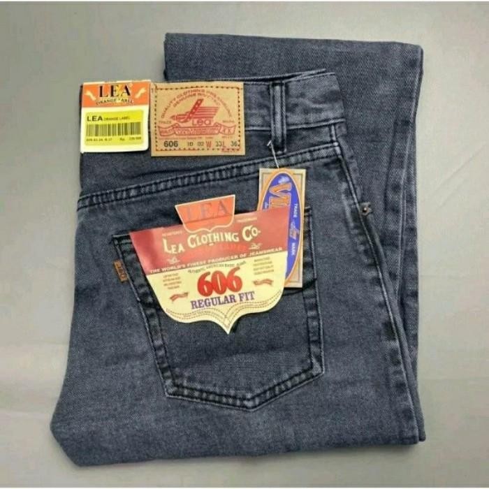 Cuci Gudang Celana Jeans Lea Original Denim Standar Reguler Panjang