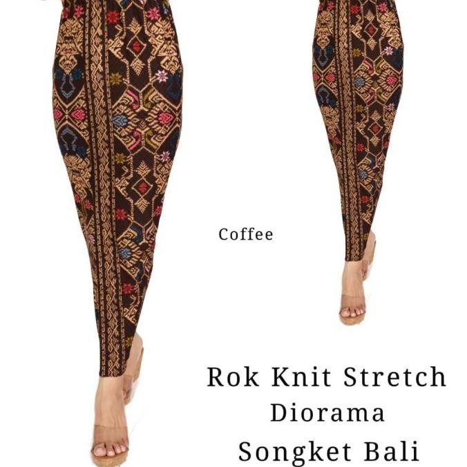 Kamen Rok Panjang Bali Jadi Songket Knit Strait Tradisional Wanita