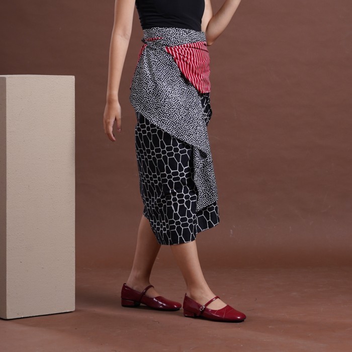 Nona Rara - Lilit Garut Part0158, Rok Lilit Batik Wanita Modern