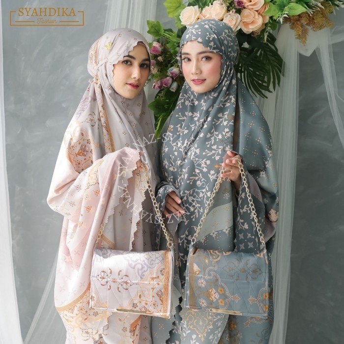 Silk Tas Hawa Mukena Motif Mukenah Dewasa Maxmara Premium Series