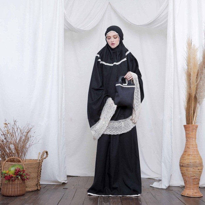 Mukena Dewasa Katun Polos//Mukena Dewasa Bordir Rajut