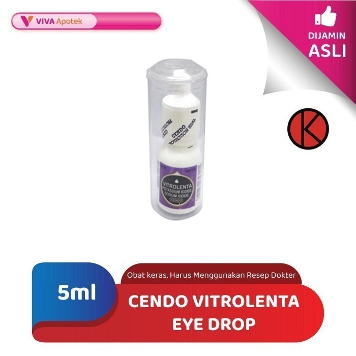 Cendo Vitrolenta Eye Drop / Infeksi Mata (5 Ml)