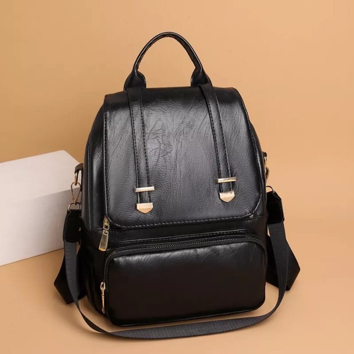 Tas Ransel Wanita Kecil Backpack Model Korea Kekinian Kuliah