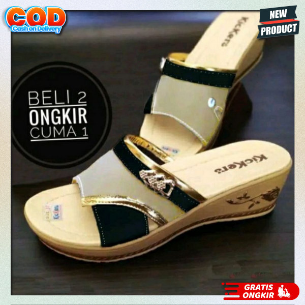 Sdandal Cwek Branded Srndal Korea Style Terbaru 2024 Sendal Ibu2 Kondnagan Swandal Srandal Terbaru S
