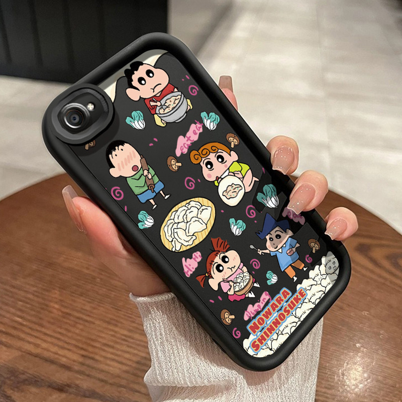 Casing Hp VIVO Y66 Y67 V5 V5s V5 Lite Case hp kasus krayon chan-chan pola Kesing silikon kerangka lu