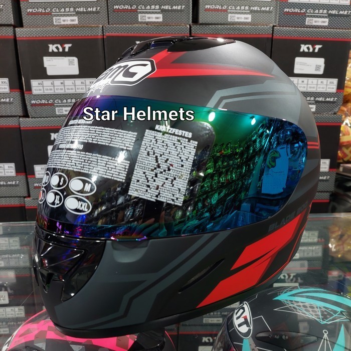 TERBARU Helm BMC Blade 200 #9 Black Doff / Red