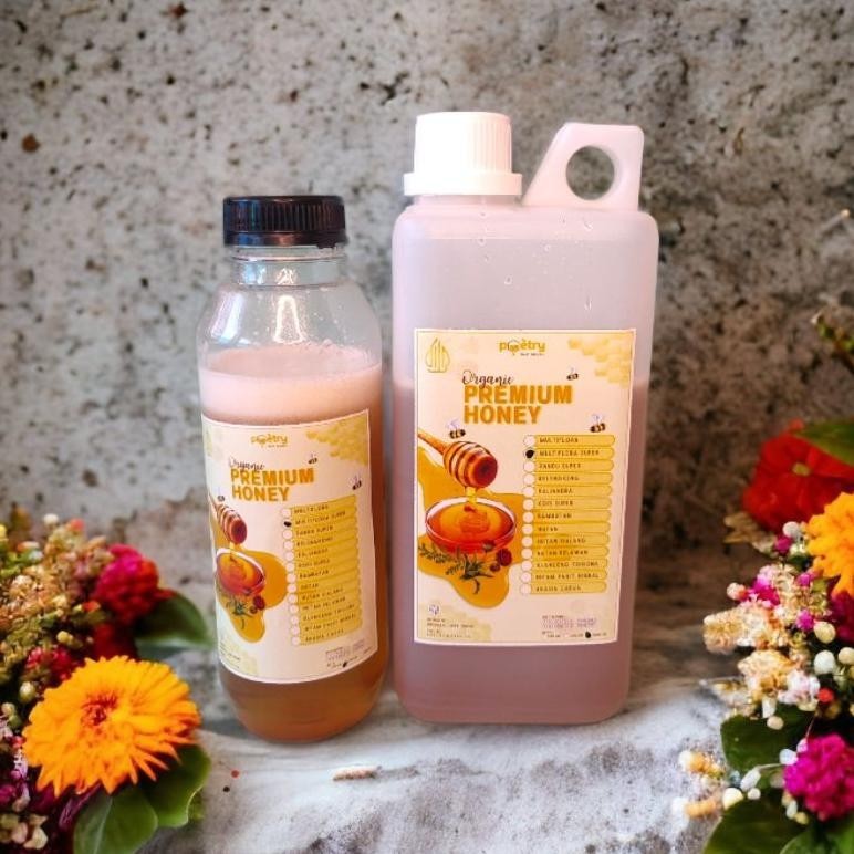 

Promo Ramadhan [Premium Honey] Madu Mentah Multiflora Super Kemasan 500 Gr Dan 1 Kg Asli