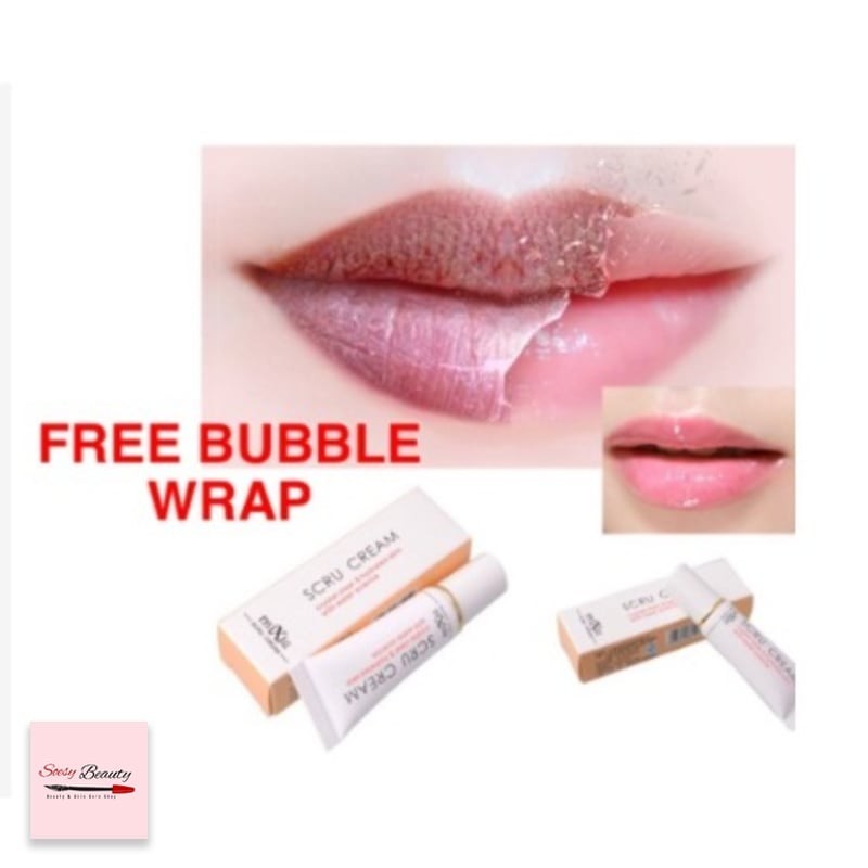 MIXIU SCRU CREAM /SCRUB ANGKAT KULIT MATI DIBIBIR/SCRUB BIBIR /EXFOLIATOR BIBIR 10x lebih cepat