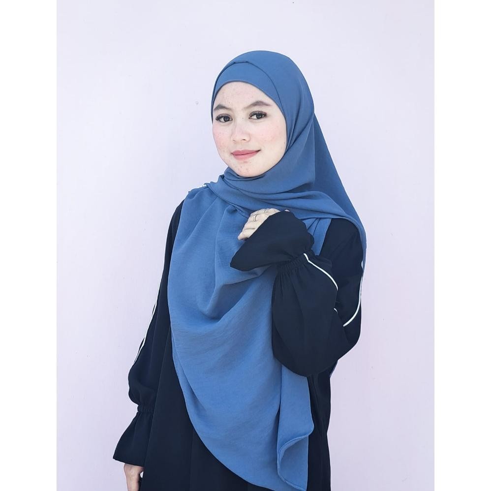 Termurah Pashmina Oval 200X100 Jumbo Crinkle Premium By Sentosa Pashmina Oval Syar'I Premium Cod