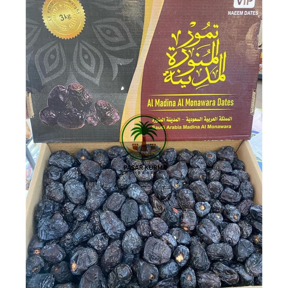 

Kurma Ajwa Jumbo Madinah 1Kg Premium Vip Dus Terbaru