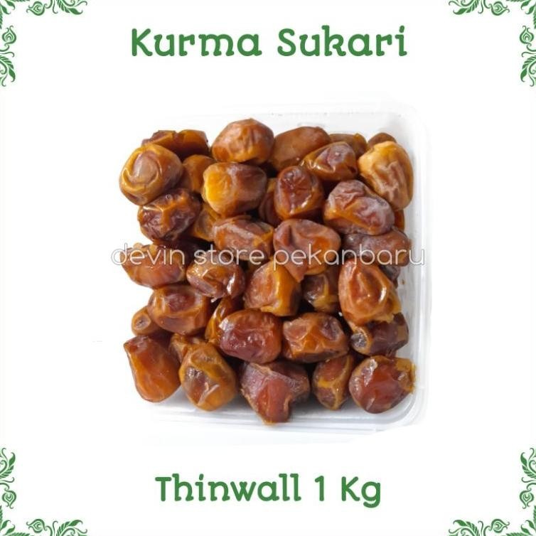 

Kurma Sukari Al Qassim / Repack / 1 Kg / 1000 Gr / Sukkari Terlaris