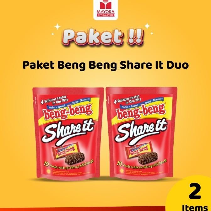 

Paket Wafer Coklat Beng-Beng Share It Duo Terbaik