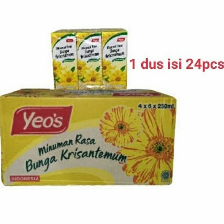 

Yeos Minuman Rasa Bunga Krisantemum Isi 24Pc @ 250Ml Barangbaru