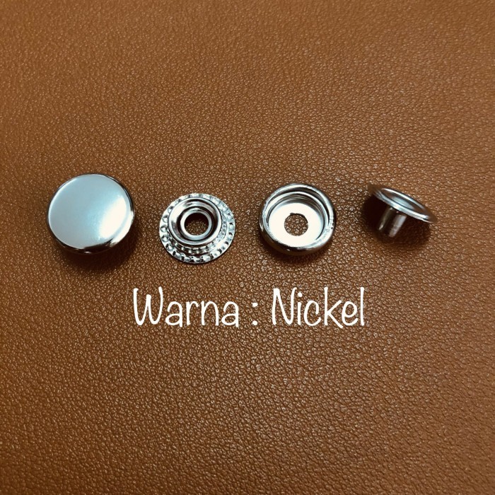 Kancing Cetet Besi 15Mm / Kancing Cetet Jaket 15Mm / Kancing 7050