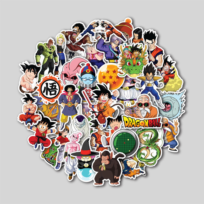 

Stier Pa Dragon Ball Stier Tumbler Stiker Laptop Koper Helm