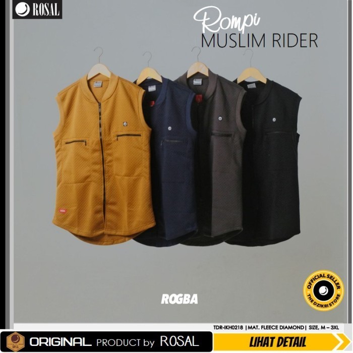 Diskon Rompi Musri Rompi Sholat Shalat Muslim Pria Cowok Rogba Original