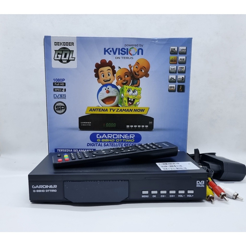 Receiver K-Vision Gardiner Ottimo + Voucher Saldo 50Rb -