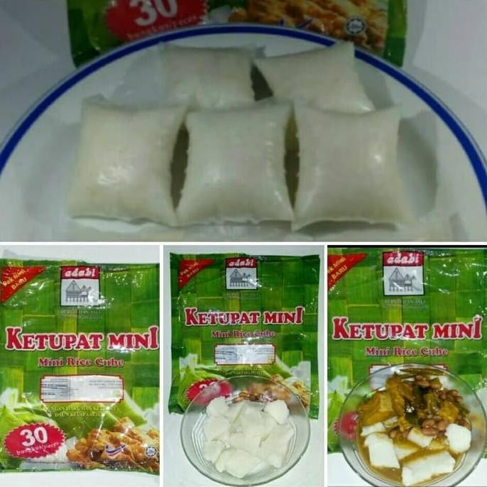 

Ready Stock KETUPAT MINI ADABI Malaysia Isi 30 Bungkus Beras Pandan