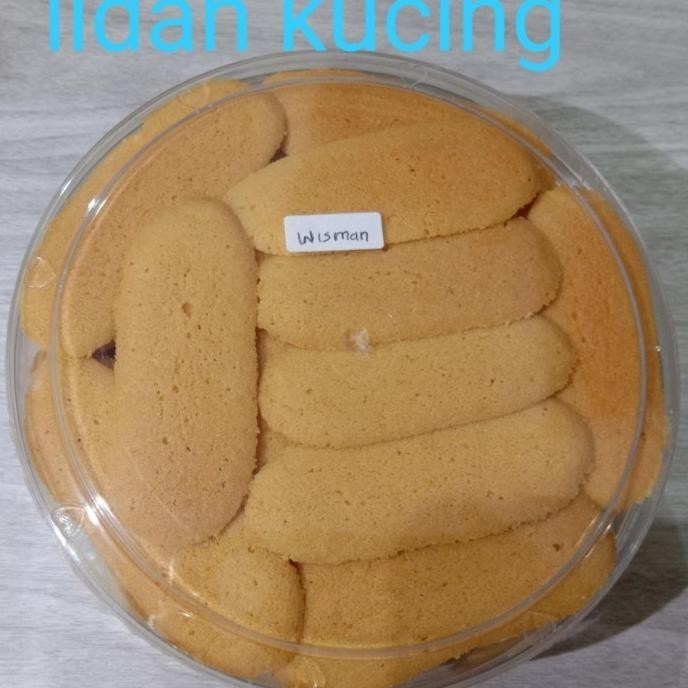 

Kue Lidah Kucing Wisman Homemade Enak ,Halal Tnpa PengaweT(Toples 500)