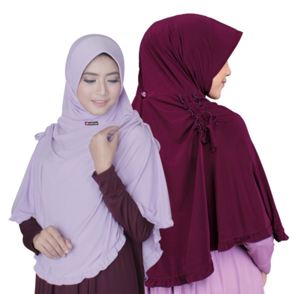 NEW PREMIUM DAILY HIJAB PROMO HEBOH JILBAB INSTAN NAFISA BST / KERUDUNG SERUT / HIJAB TERKINI /