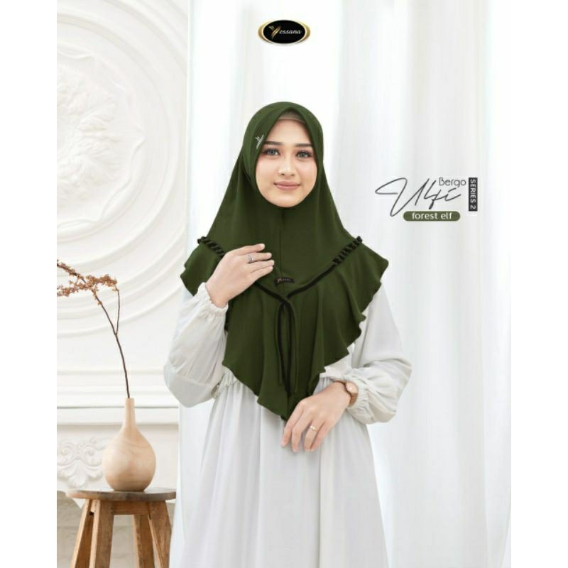 NEW PREMIUM DAILY HIJAB ULFI BERGO DEWASA BY YESSANA // HIJAB DAILY INSTAN // RESTOCK BEST SELLER