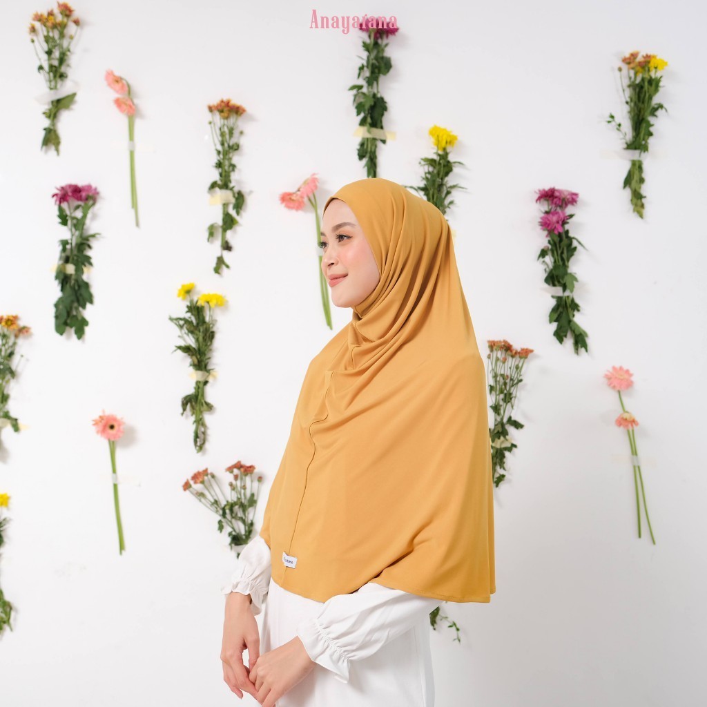 NEW PREMIUM DAILY HIJAB Hawa - Bergo Korean Jersey Premium Hijab Instan Kerudung Instant Jilbab