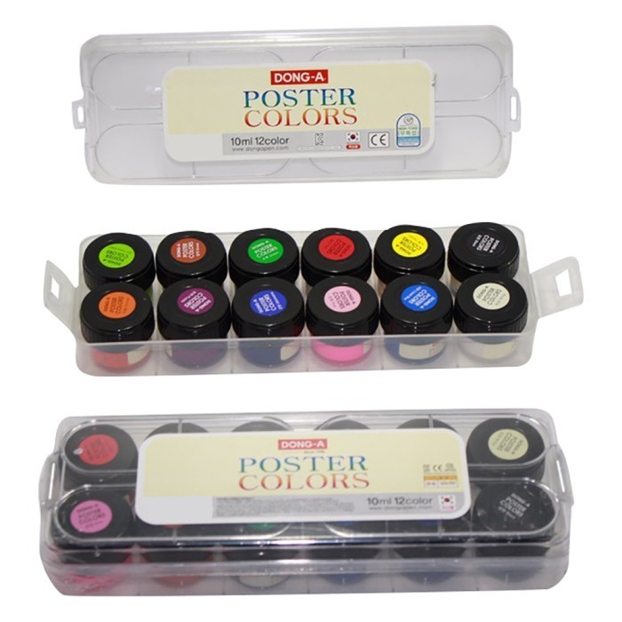 

Poster Color/ Cat Air Dong-A 12 Warna/Set 15 Ml