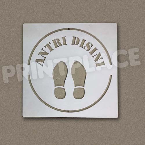 

Stencil Mal Cetakan Cat Semprot Gambar Kaki Jaga J