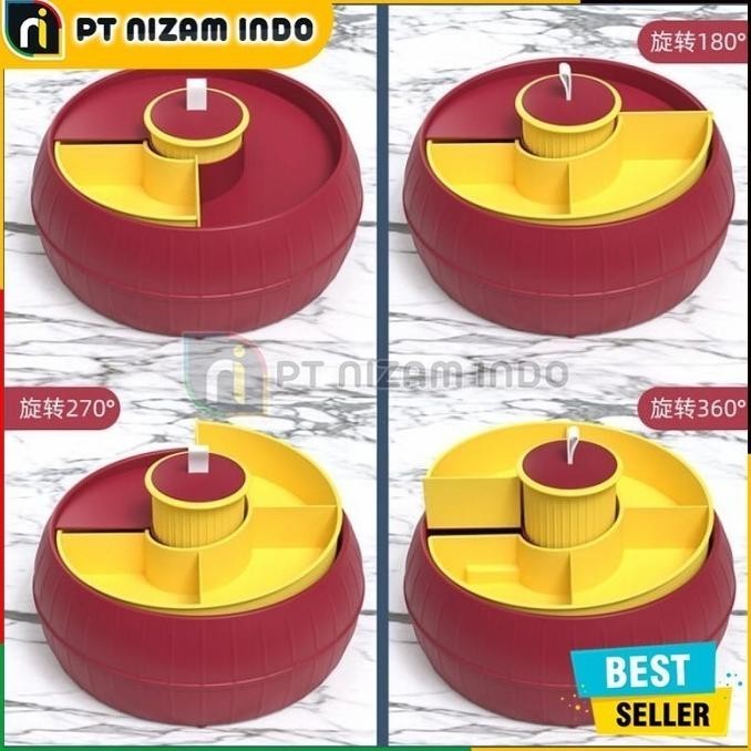 Toples Permen Plastik Unik Lucu 5 In1 / Toples Kue Imlek Dan Lebaran