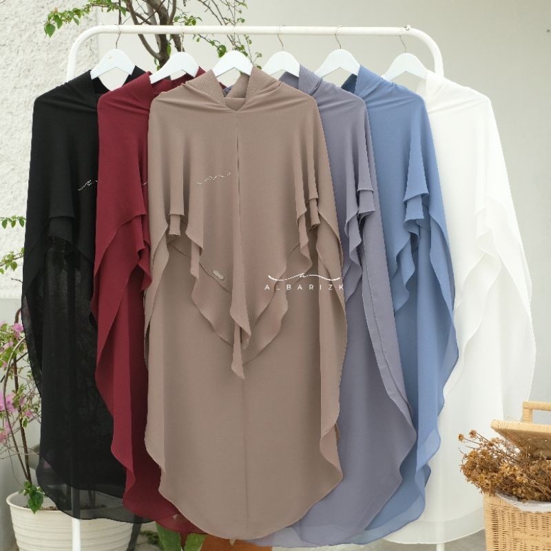 NEW PREMIUM DAILY HIJAB Khimar Dayya by Albarizk FREE GIFT Khimar antem