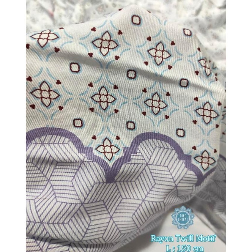 

Kain Rayon Twill Motif (Per 0,5 Meter) Pengiriman Cepat