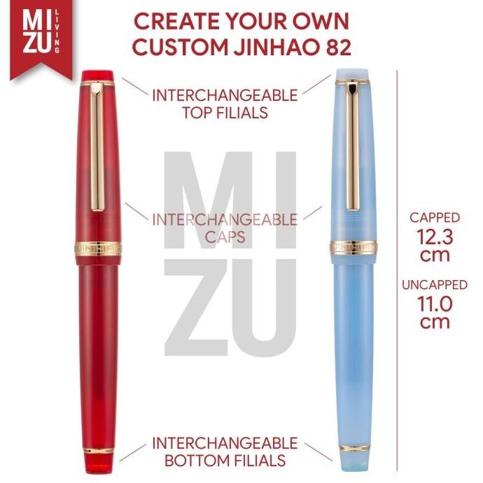 

Terupdate Jinhao 82 #2 Translucent & Se Fountain Pen Inspired By Sailor Pgs Top 2024