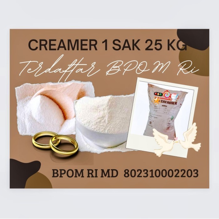 

Ready Creamer -1 Sak kRIMER 25 Kg - Non Dairly Creamer-Krimer kirim GO-JEK