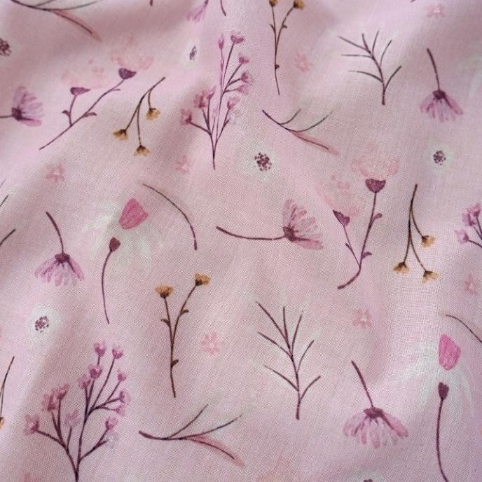 

Kain Katun/ Kain Katun Cvc Motif Flower D - 1365(Per 0,5 Meter) Big Sale