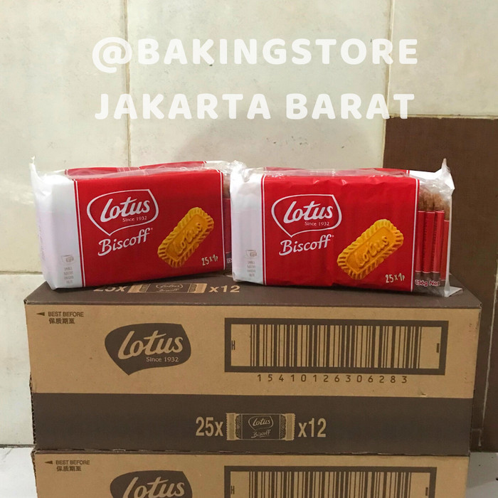 

LIMITED EDITION Biscuit lotus 25 pcs - biskuit biscoff lotus individual pack 156 gram