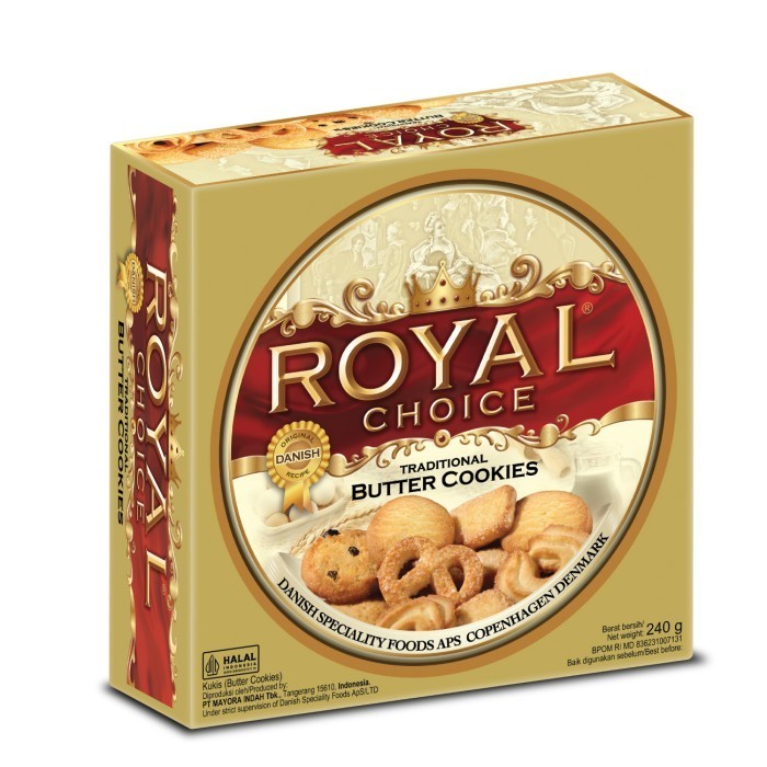 

BERMUTU Mayora Biskuit Royal Choice - 240 gr