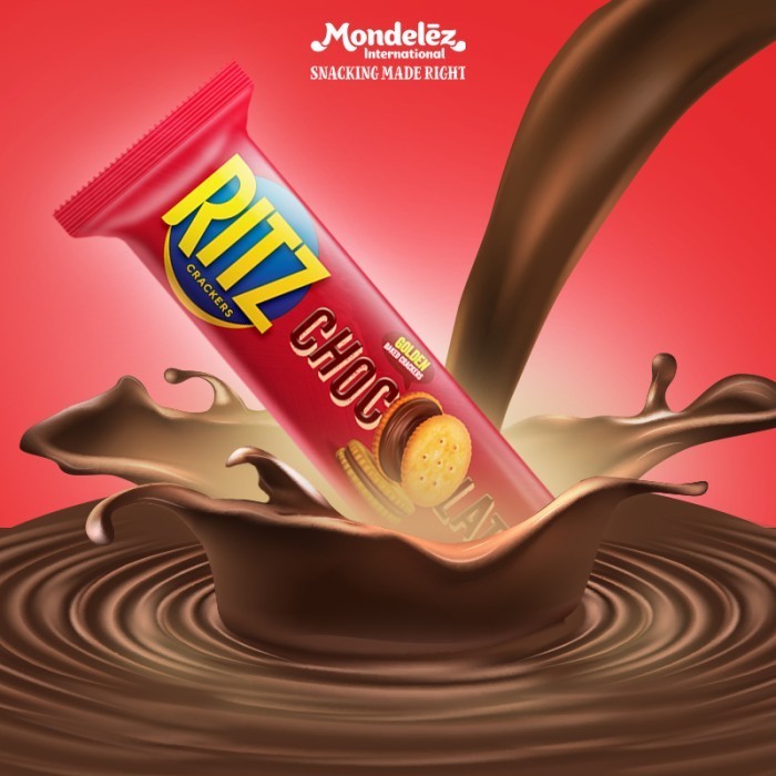 

BERMUTU Ritz Crackers Chocolate Biskuit Cokelat 118g - 5 pcs